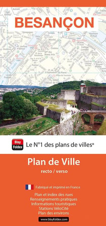 Besançon : Plan de ville (édition 2025)