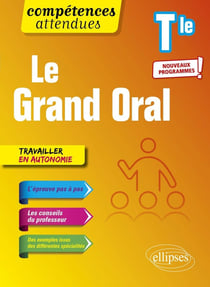 Le grand oral : terminale