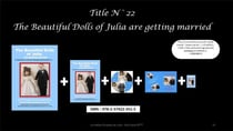 The beautiful dolls of Julia are getting married