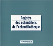 Registre des echantillons et de l'echantllotheque