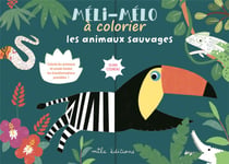 Meli-melo  a colorierles animaux sauvages