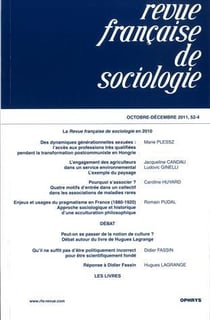 Revue française de sociologie n.52-4