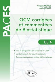 Qcm commentees et corrigees de biostatistique - ue4