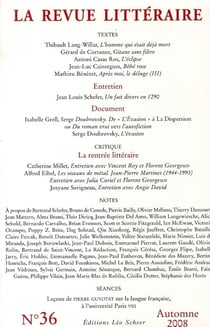 La rentrée littéraire