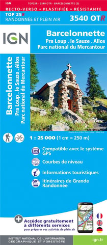 3540OTR - Barcelonette, pra Loup, le Sauze, Allos, parc national du Mercantout (2e édition)