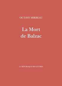La mort de Balzac