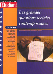 Les grandes questions sociales contemporaines 2003