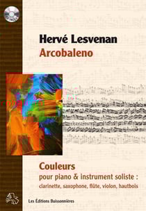 Arcobaleno : couleurs - partition pour piano et instrument soliste