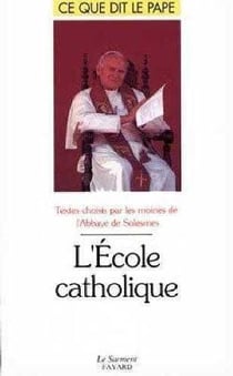 L'école catholique