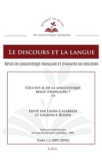Ceci est-il de la linguistique belge francaise ?
