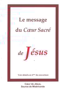 Le message du coeur sacré de Jésus