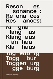 Resonances : klanghaus toggenburg /anglais