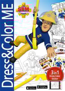 Sam le pompier : dress & color me