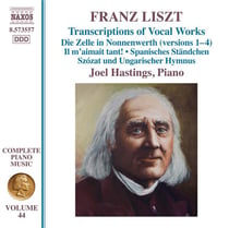Transcriptions of vocal works