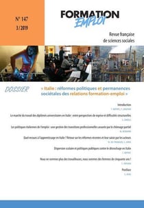 Reformer l'emploi et la formation professionnelle en Italie
