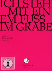 Ich steh mit einem fuss grabe