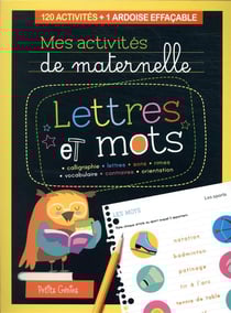 Mes activités de maternelle - lettres et mots
