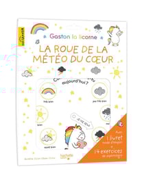 Gaston la licorne : les émotions de Gaston : La roue de la Météo du coeur