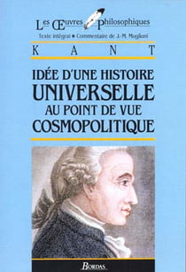 Idée d'une histoire universelle au point de vue cosmopolitique