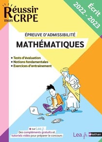 Mathématiques admissibilité écrit - Concours 2023 et 2024