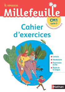 Le nouveau Millefeuille : français - CM1 - cahier d'exercices (édition 2023)