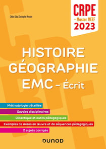 Je prépare : concours professeur des écoles - histoire, géographie, EMC - écrit / admissibilité (édition 2023)