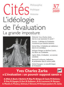 REVUE CITES Tome 37 : l'idéologie de l'évaluation - la grande imposture