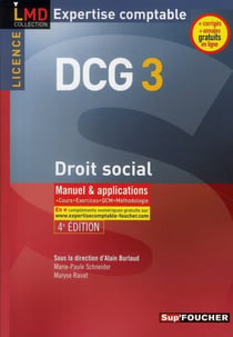 Dcg 3 - droit social - manuel et applications (édition 2010/2011)