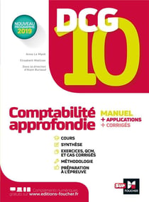 DCG 10 - comptabilité approfondie - manuel et applications
