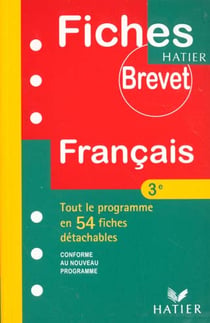 Fiches brevet francais 3e