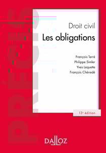 Droit civil les obligations (13e édition)