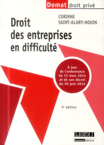 Droit des entreprises en difficulté (9e édition)