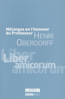 Mélanges en l'honneur du professeur Henri Oberdorff