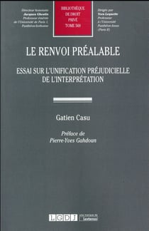 le renvoi préalable