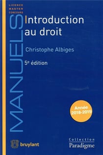 Introduction au droit (5e édition)