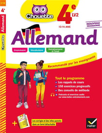 Chouette entraînement Tome 18 : allemand - 4e LV2 (A1+, A2) - cahier d'entraînement et de révision