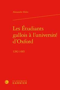 Les étudiants gallois à l'université d'Oxford - 1282-1485
