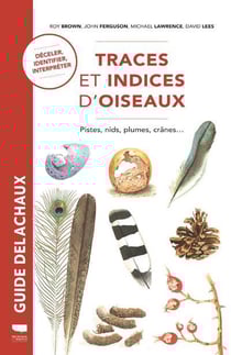 Traces et indices d'oiseaux - pistes, nids, plumes, crânes...