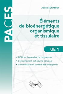 Ue1 - elements de bioenergetique organismique et tissulaire