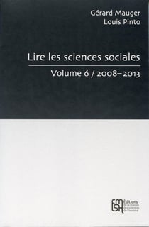 Lire les sciences sociales Tome 6