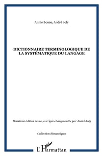 Dictionnaire terminologique de la systématique du langage (2e édition)