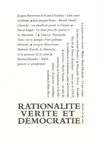 REVUE AGONE n.44 : rationalité, vérité et démocratie