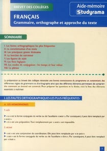 Français - grammaire, orthographe et approche du texte (3e édition)