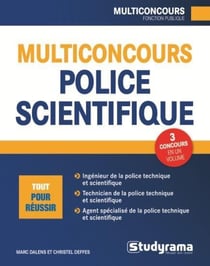 Multiconcours police scientifique