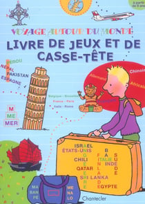 VOYAGE AUTOUR DU MONDE LIVRE DE JEUX ET CASSE-TETE