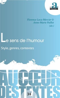 Le sens de l'humour - style, genres, contextes