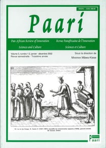 Revue pan-africaine de l'innovation, vol.3, n 1-2