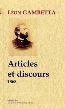 Articles et discours - 1868