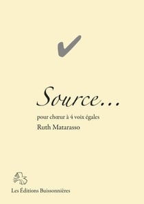 Source... pour choeur à 4 voix égales