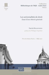 Les universalites de droit - essai d'une theorie generale